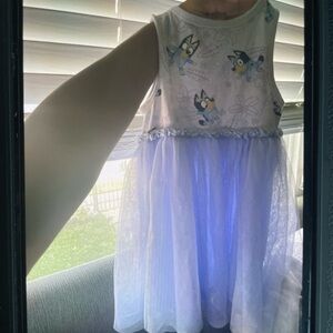 Bluey Themed Sleeveless Dress